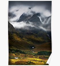 Blaven and malevolent weather. Isle of Skye, Scotland. Poster