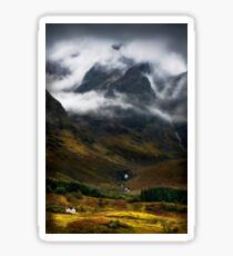 Blaven and malevolent weather. Isle of Skye, Scotland. Sticker