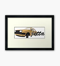 Volkswagen JettaMk2 Framed Print