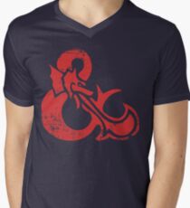 Ampersand - Dungeons & Dragons Retro Men's V-Neck T-Shirt