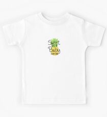 Cute and Sweet Baby Pineapple Kids Tee