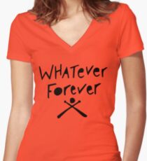 Modern Baseball - Rock Bottom Women's Fitted V-Neck T-Shirt