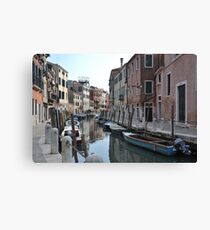 Canal in Dorsoduro, Venice Canvas Print