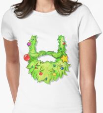 X-mas Beard Women's Fitted T-Shirt