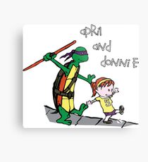 April and Donnie Metal Print