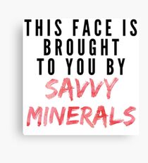 Savvy Mineralien Leinwanddruck