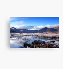 Lochan na h-Achlaise - Black Mount 3b Canvas Print
