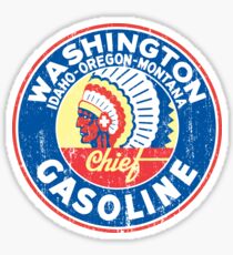Chief Gasoline - Washington Sticker