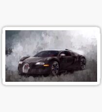 exotic sports car drip print Sticker