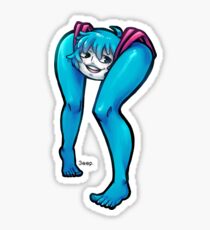 Cute Blue Legs Sticker