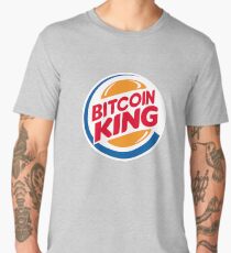 Bitcoin King Men's Premium T-Shirt