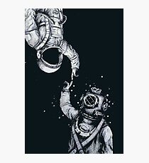 Astronaut and Diver - Last Frontiers Photographic Print