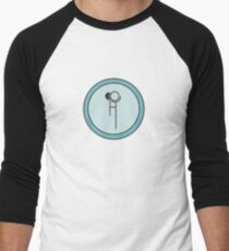 Camiseta ¾ estilo béisbol campus hippo azul