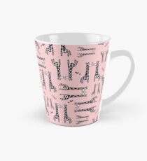 Liebevoll Giraffe (Rosenquarz Pantone) Tasse (groß)