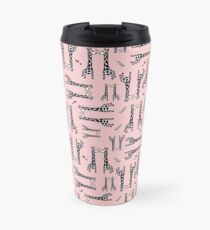 Lovingly, Giraffe (Pantone's Rose Quartz) Travel Mug