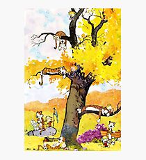 Calvin and Hobbes Mural Photographic Print
