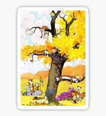 Calvin and Hobbes Mural Sticker