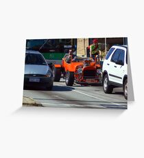 Stuck in Traffic Greeting Card