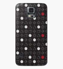 Dungeons and Dragons Dice Set D20 Pattern Case/Skin for Samsung Galaxy