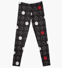 Legging Dungeons and Dragons Dice Pattern D20 Pattern