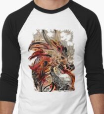 anunusualwoman steampunk gear dragon Men's Baseball ¾ T-Shirt