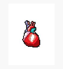 Pixel Heart - Centred Photographic Print