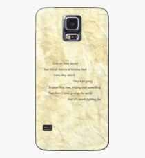 samwise the brave speaks Case/Skin for Samsung Galaxy