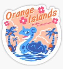 Orange Islands Sticker