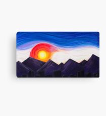 Denver Sunset Canvas Print