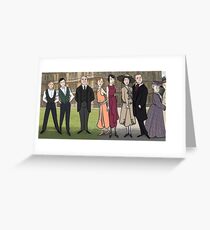 Downton Abbey Greeting Card