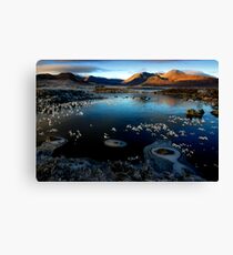 Lochan na h-Achlaise - Ice rings Canvas Print