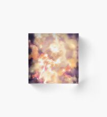 Pila Fashion Design Hibiscus Acrylic Block