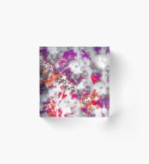 Pila Fashion Design - Hibiscus Impressionist Series Acrylic Block