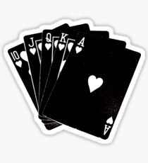 Black Cards Sticker