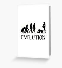 Femdom BDSM Evolution Greeting Card