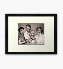 Die goldenen Mädchen Gerahmtes Wandbild