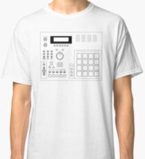 AKAI MPC 2000 Blueprint transparent Classic T-Shirt