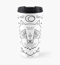 Strichzeichnungen. Wolf Thermobecher
