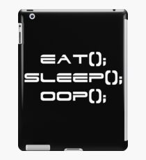 Eat, Sleep, OOP iPad Case/Skin