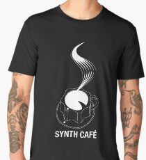 Synth Cafè - White Logo 2016 Men's Premium T-Shirt