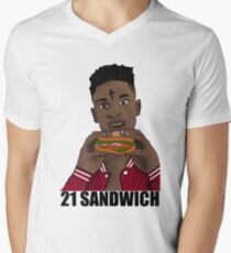 21 Sandwich Men's V-Neck T-Shirt