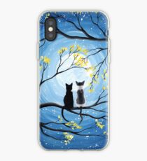 Cats Full Moon iPhone Case