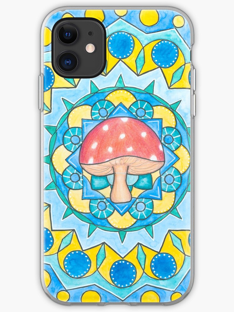 Mushrooms in Yellow iPhone 11 case Mushrooms in Yellow iPhone 11 case