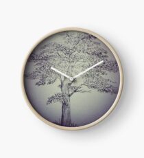 Pen&Ink Tree Clock