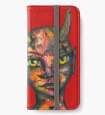 Vinilo o funda para iPhone diablo rojo