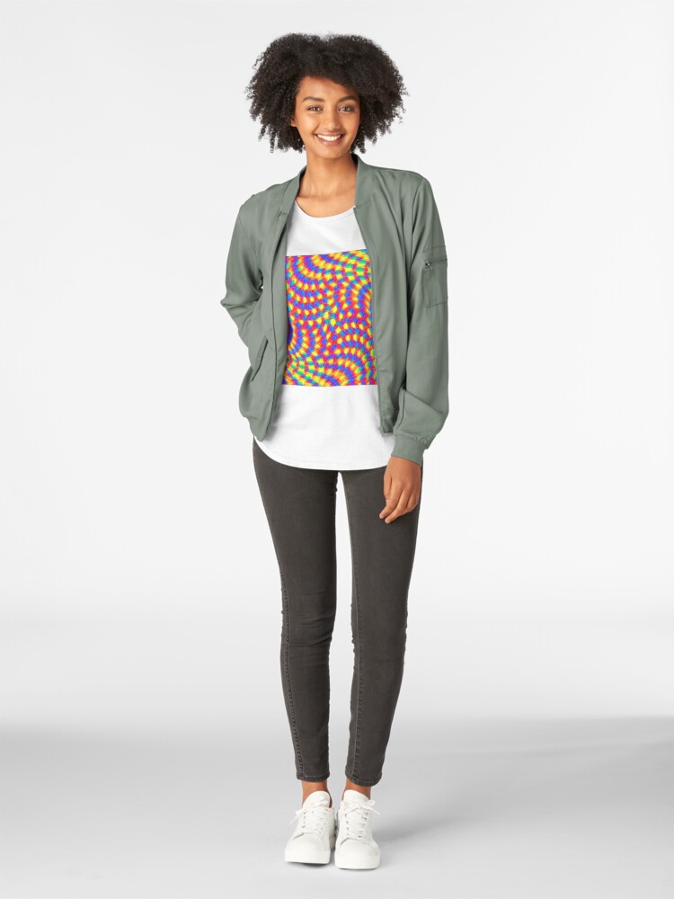 Alternate view of Color Waves Premium Scoop T-Shirt