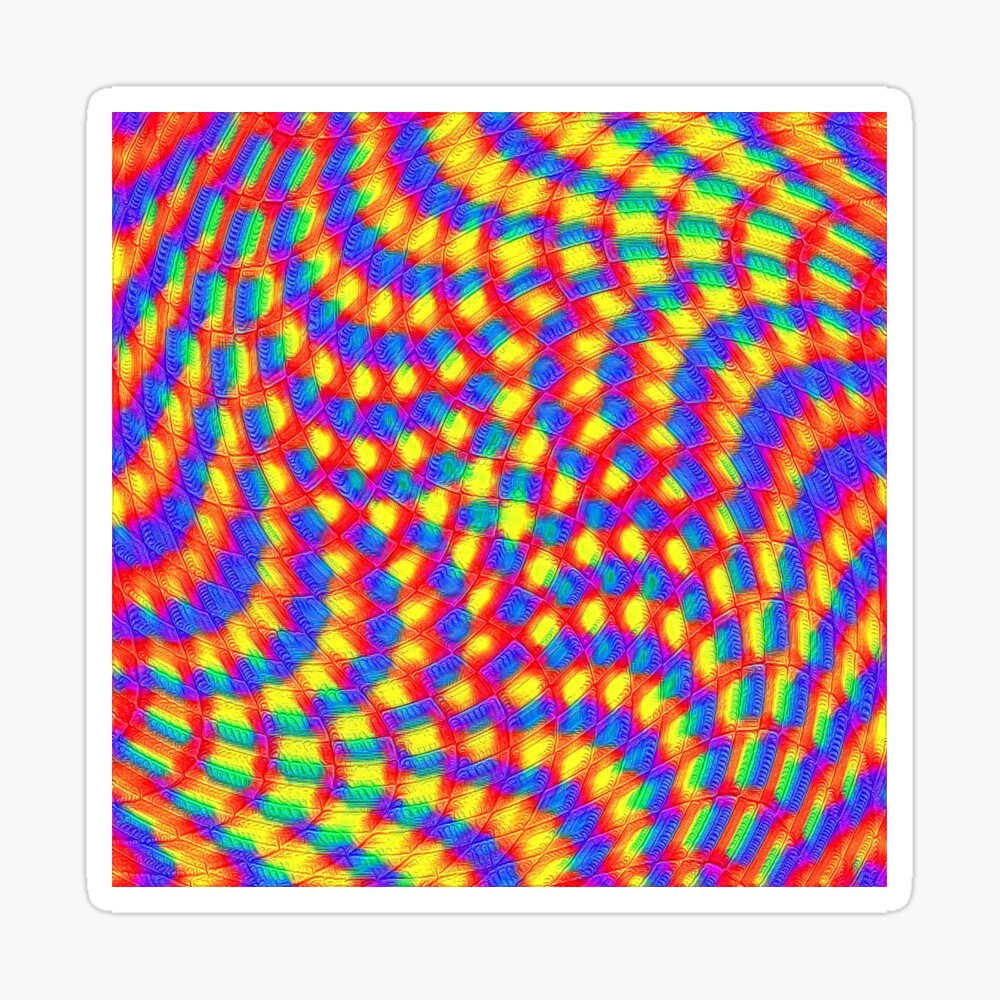 Color Waves Sticker