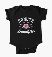 Donuts And Deadlifts One Piece - Short Sleeve