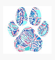 Lilly Paw Print Photographic Print