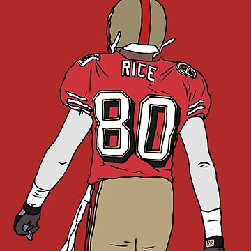 Jerry Rice Poster - football tribute art print - MojoHand - Everything  Blues™